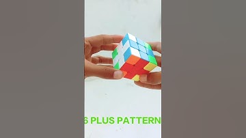 How to make Plus Pattern on 3x3 Rubik