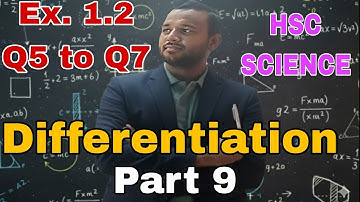DIFFERENTIATION Ex. 1.2 | Inverse function| HSC science| 12th Maths| by SHABBIR SIR 