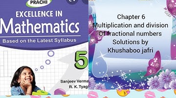 Class 5 th mathematics Prachi publication chapter 6 ex 6.6 solutions by khushaboo jafri