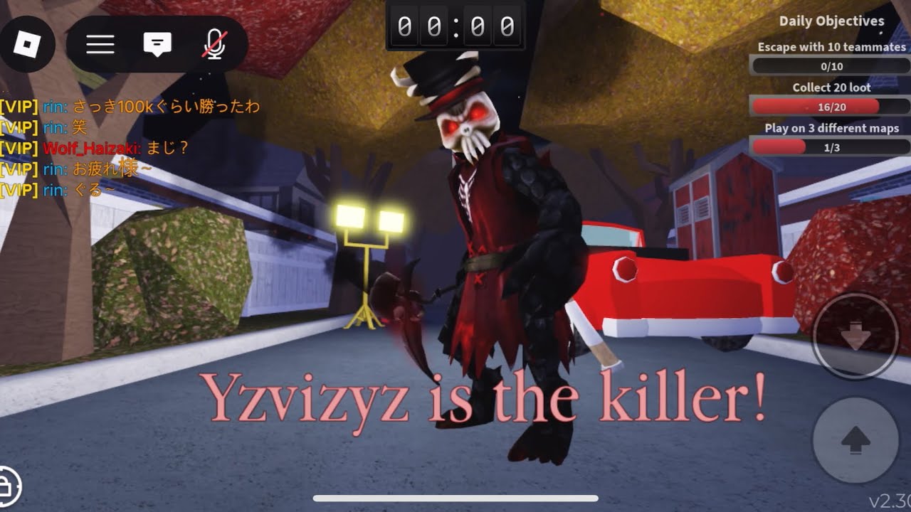 Using coolest killer in survive the killer🔪❤️‍🔥