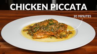 Easy Gluten-Free Chicken Piccata In Just 20 Minutes!