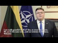 URM ministras L.Linkevičius sveikina atvykstančias NATO pajėgas