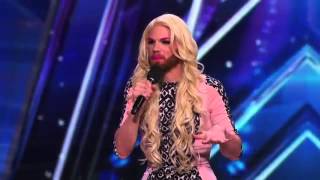 Scott Heierman  Bearded Drag Queen Comedian Rules the Stage   America's Got Talent 2015