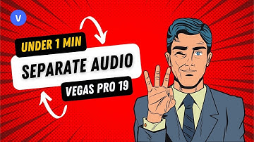 Vegas Pro 19: How to Separate Audio and Video in Vegas Pro