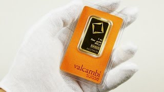 Valcambi Suisse 1 oz. Gold Bar Unboxing!