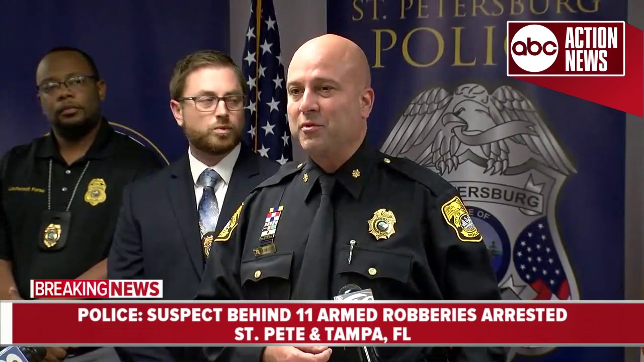 Police: Suspect behind nearly a dozen armed robberies throughout St ...