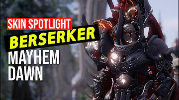 Berserker Mayhem Dawn Skin Spotlight - Lost Ark (4K gameplay)