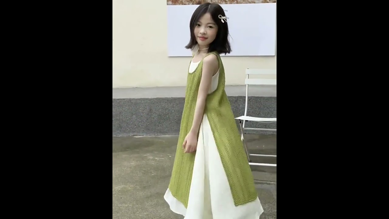 Hsu baby store童裝 童裝-女童超好看兩件套洋裝H2870