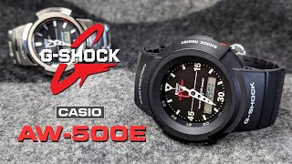 Casio G-Shock AW-500E - A reprise of the first-ever analog/digital G-Shock!