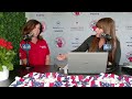 Renee DiNino chats with Easterseals CREC at The Travelers Championship