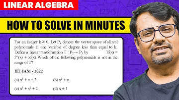 How To Find Range Space of Linear Transformation? | Quick Solutions by GP Sir
