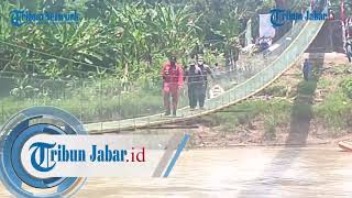 Prajurit Siliwangi Bangyn Jembatan Penghubung Majalengka-Sumedang