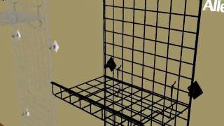 Gridwall 15 Inch x 24 Inch Multi-Purpose Wire Shelf.avi Wealth