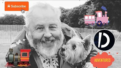 Leadhills Narrow Gauge Railway towards Scotland’s Highest Village WANLOCKHEAD  with Buffy The Dog