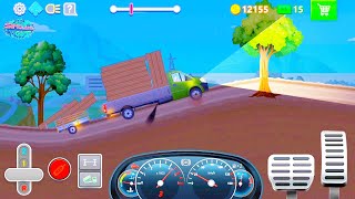 New Truck - Planks Transport | Trucker Real Wheels # Simulation Gameplay HD screenshot 4