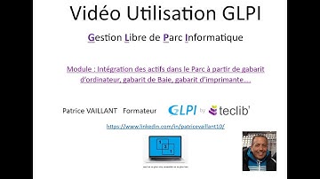 GLPI 10.0.x - Module Gestion de Parc avec gabarit Baie, gabarit ordinateur