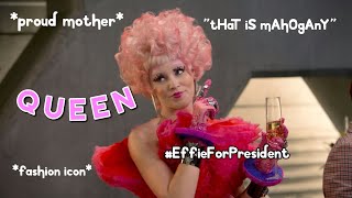 Effie Trinket being the most fabulous character in the whole of Panem for around 10 minutes straight