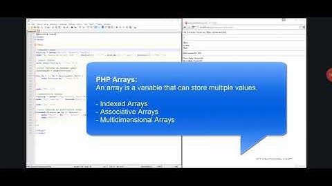 Chapter 22 : PHP Arrays