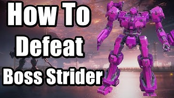 How To Defeat Boss Strider In Armored Core 6