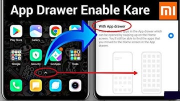 How to Enable aap drawer in miui 11 system launcher 2022 | swipe up to open app drawer in mi phones