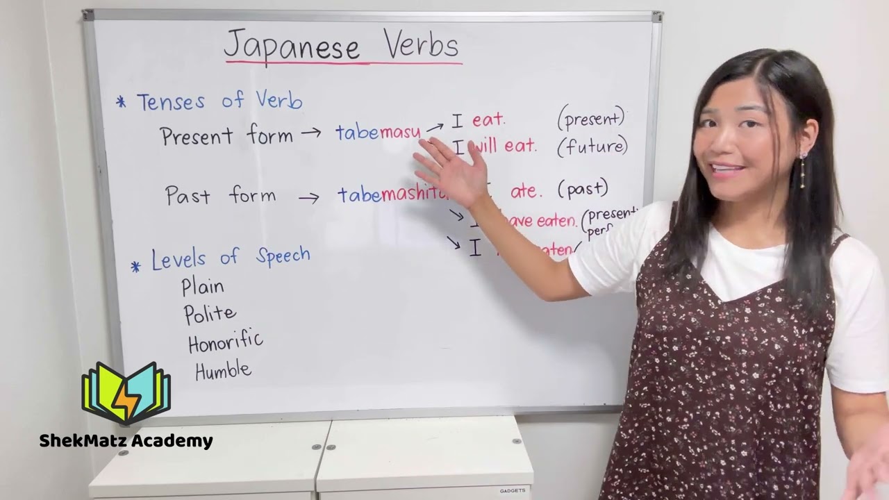 Paano Matuto ng Japanese? Learn Japanese Verbs! Easy Tutorial for Filipino - Nihongo in Tagalog