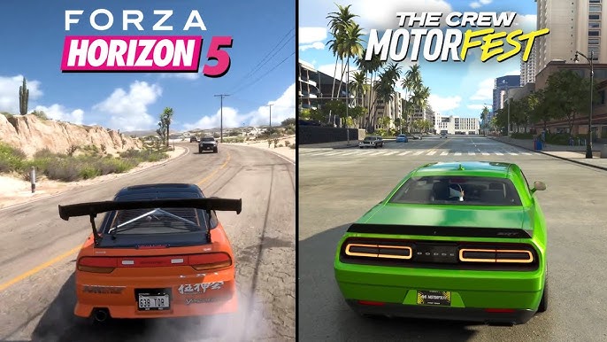The Crew Motorfest vs Forza Horizon 5 - Physics and Details Comparison 