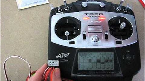 Setting up the Futaba 8FG with the Throttle Jockey, RevMax and ThrottleMax