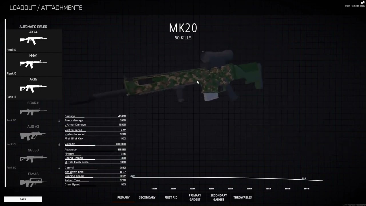 BattleBit Weapon Customization Animations - MK20