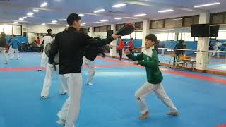 Mengintip Latihan Taekwondo Korea ( KYORUGI ) Rahasia Juara Taekwondo