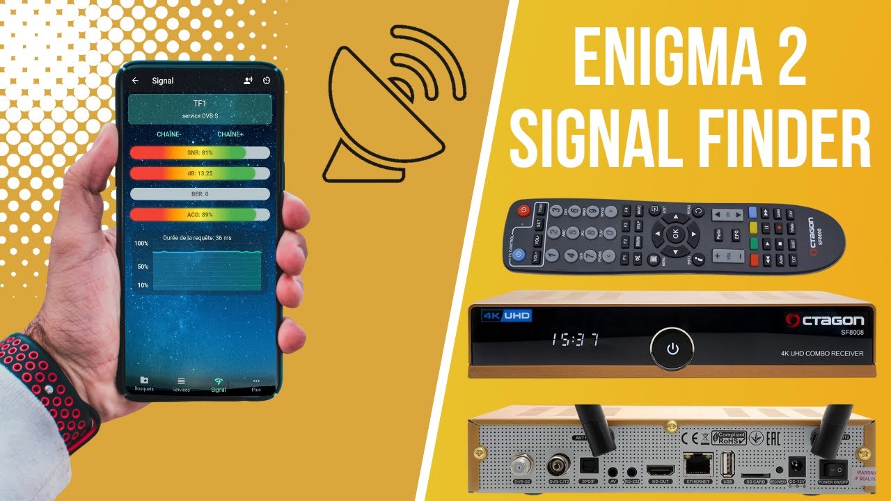 Enigma2 ENIGMA 2 تطبيق رائع لضبط الصحن والحصول على الاشارة في أجهزة -  YouTube