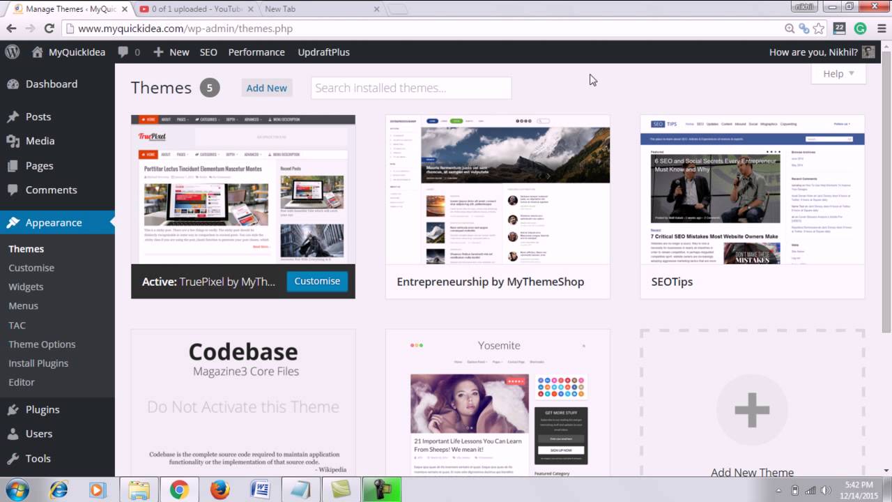 How to Delete Wordpress Theme Without Ftp? - YouTube