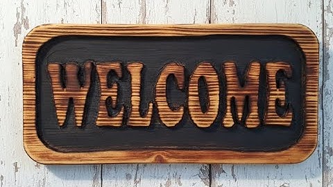 DIY Rustic WELCOME Sign | Easy Build