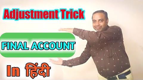 #1 Final Accounts ~ Introduction and Basic Concepts