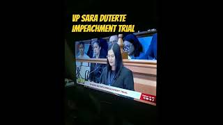 Vp Sara Duterte Impeachment trial #saraduterte #impeachment #saradutertesupporter