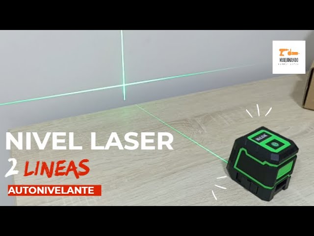 GENERICO Nivel Láser Verde De 5 Líneas 360º Con Nivelación Automática