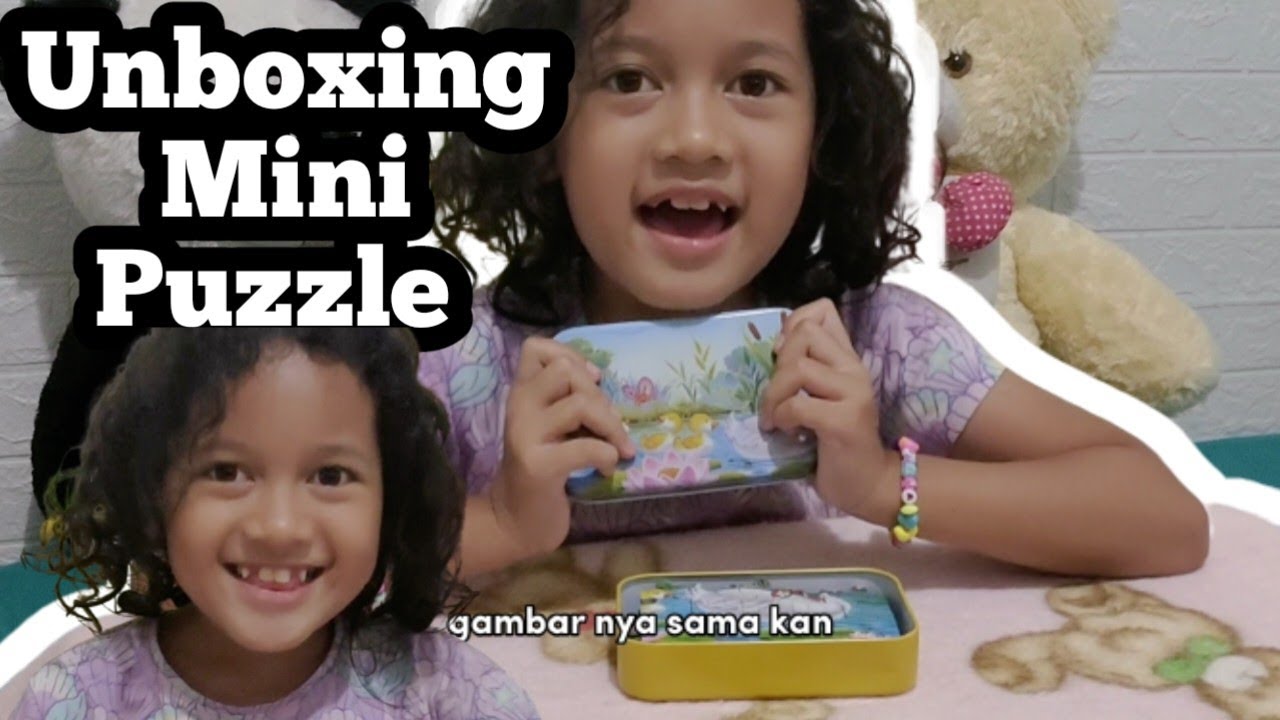Unboxing Mini Puzzle Kinara Nina Super Kinara English kids Vlog YouTube