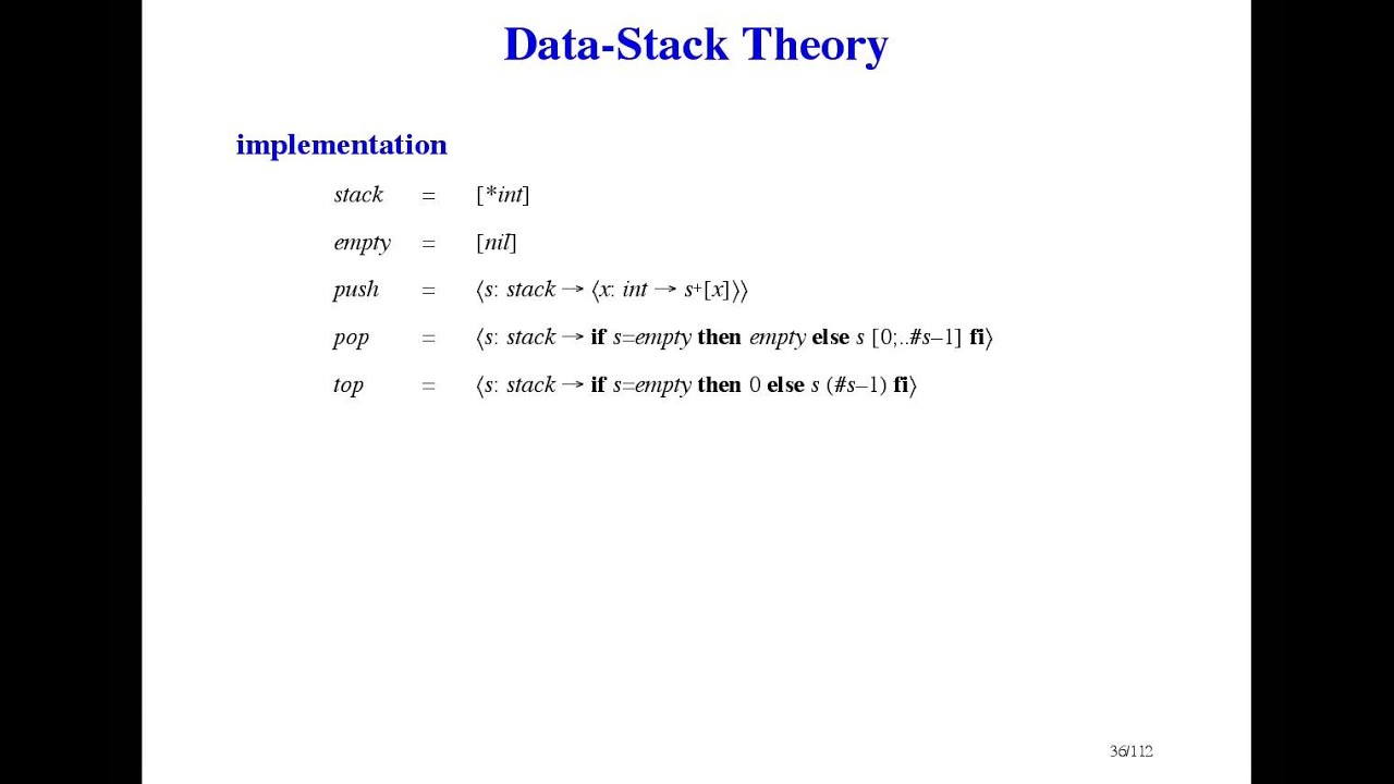 Formal Methods Of Software Design Data Theory Design 24 33 YouTube