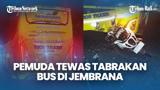 19-Year-Old Killed in Collision with Bus on Denpasar-Gilimanuk Road, Jembrana
