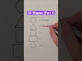 2d shapes part 1 shorts geometry math maths mathematics education learning