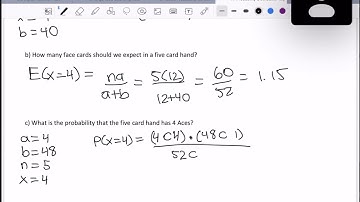 Hypergeometric Distributions