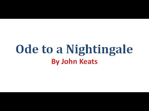 Реферат: Ode To Nightingale By Keats Essay Research