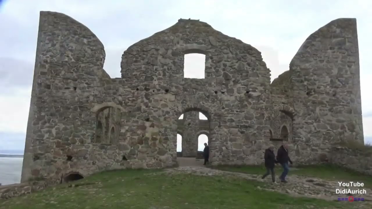 Teil 52 der 7 Länder Rundreise, Einmal um die Ostsee, Schweden Burg Brahehus Ruine, Jönköping ruine