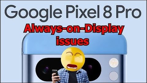 Pixel 8 Pro Always-on-Display (AoD) font color turns pink at minimum brightness