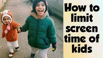 What I did to limit screen time of kids| how to reduce screen time| Self entertainment for kids