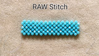 Beading basics: Flat Right Angle Weave stitch |Beginners beading guide |SS Beads Corner