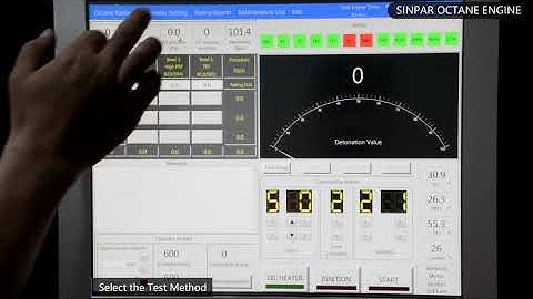 Octane rating unit with SXCP control panel-SINPAR FTC-M2