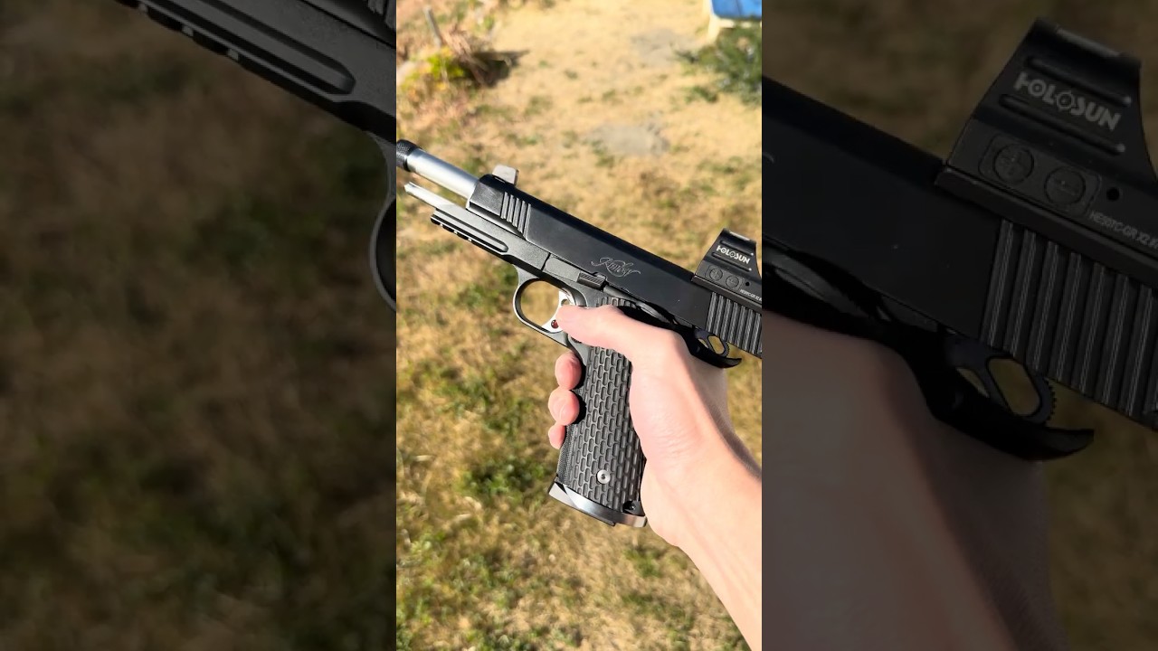 The Ultimate Airsoft Gun - So Realistic by B.W.C. Kimber Trijicon Optics Ready  