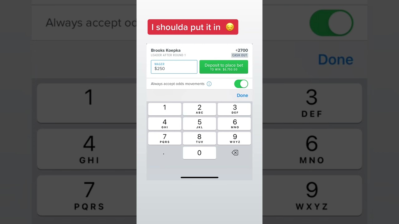 Masters Day 2 bet coming soon…