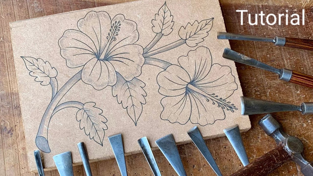 Tutorial wood carving new model design