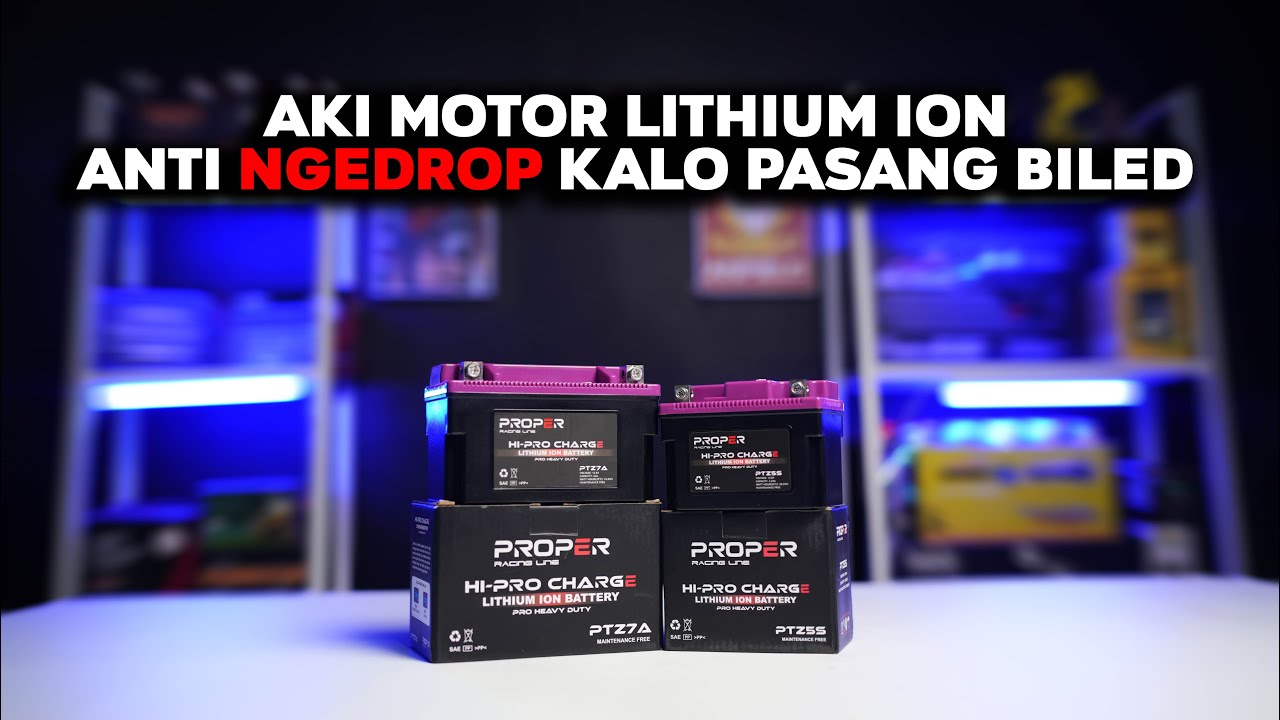 AKI LITHIUM ION BATTERY PROPER RACING LINE #aki #lithiumbattery #lithium #vario #variomodifikasi